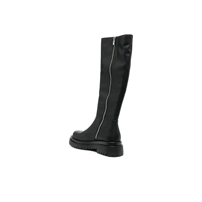 VERSACE JEANS Couture Baroque-buckle Knee-high Boots-4