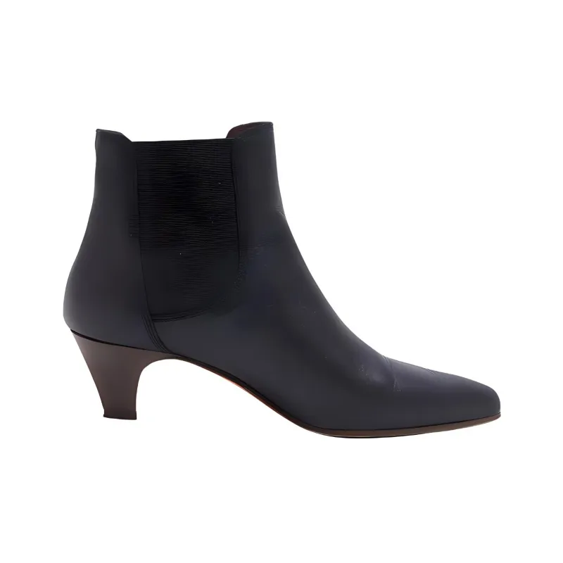 MICHEL VIVIEN Short Chelsea Boots 5.5cm Women's Black-1