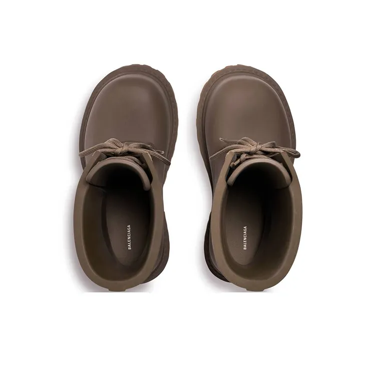 Balenciaga Steroid Ankle Boots Men's Brown-3