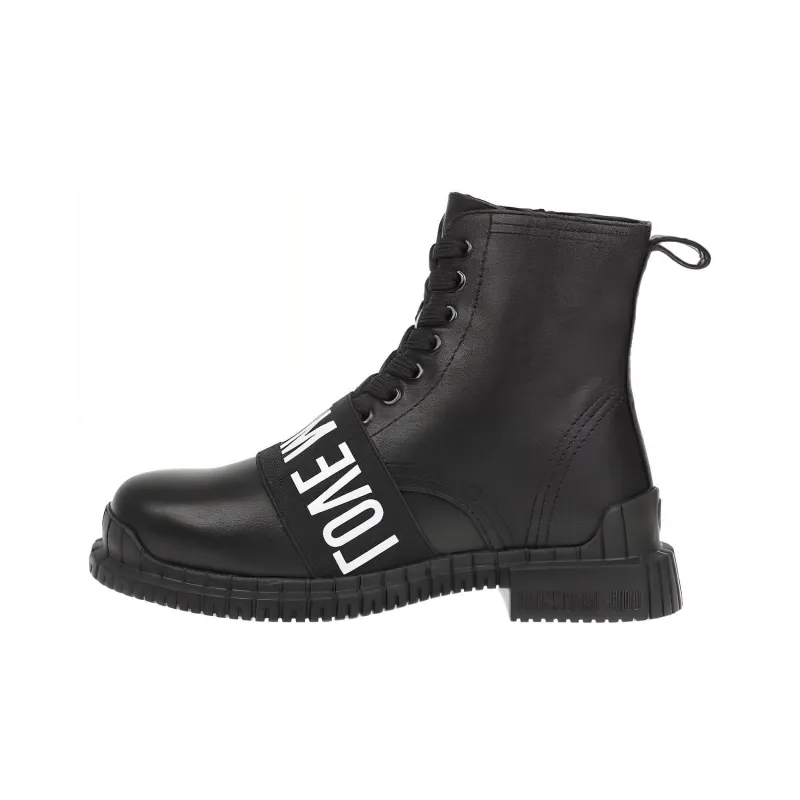 Love MOSCHINO Logo-strap Ankle Boots-0