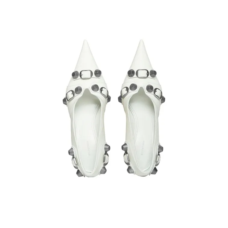 Balenciaga Cagole 90mm Cracked Pumps-2