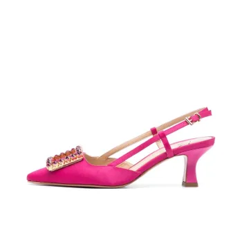 Roberto Festa 50mm Crystal buckle Pumps