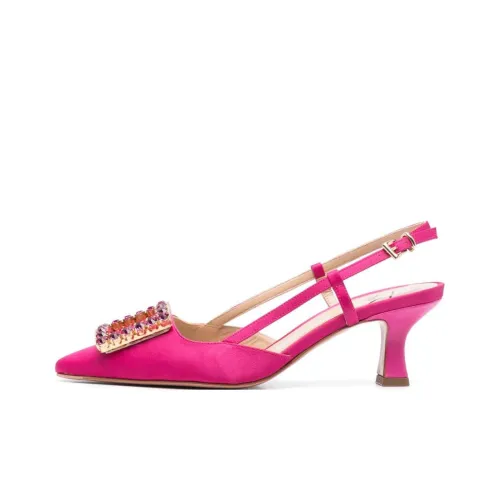Roberto Festa 50mm Crystal buckle Pumps