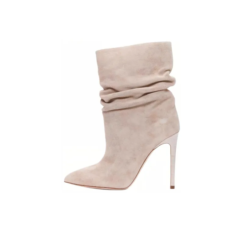 Paris Texas Slouchy Suede Boots-0