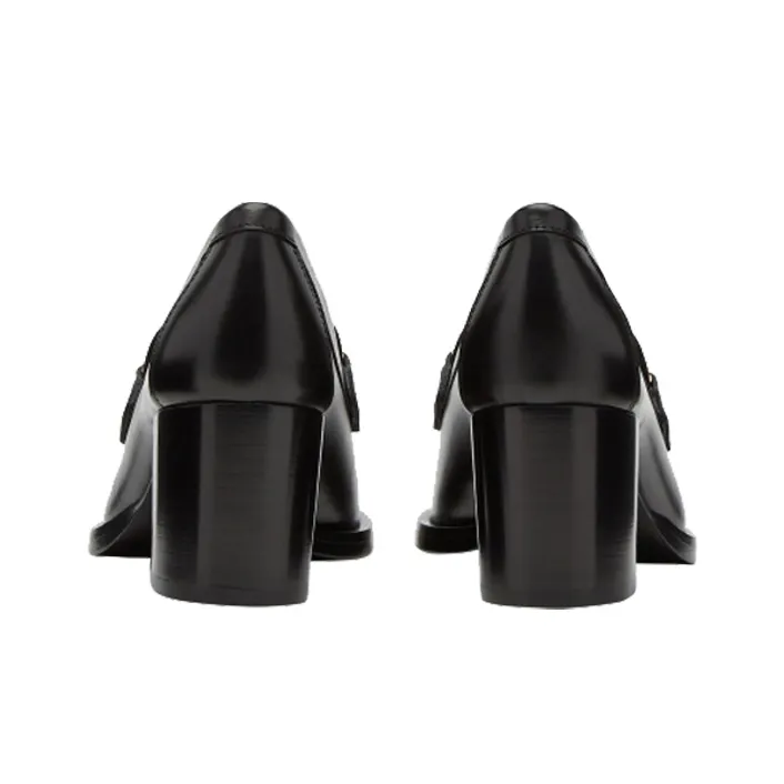 Ferragamo Gancini High Heels Women's Low-Top Black-3