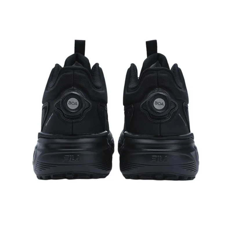 FILA BOA EXPLORER Anti Slip Wear Resistant Mid Top Outdoor Shoes Men's Black-3