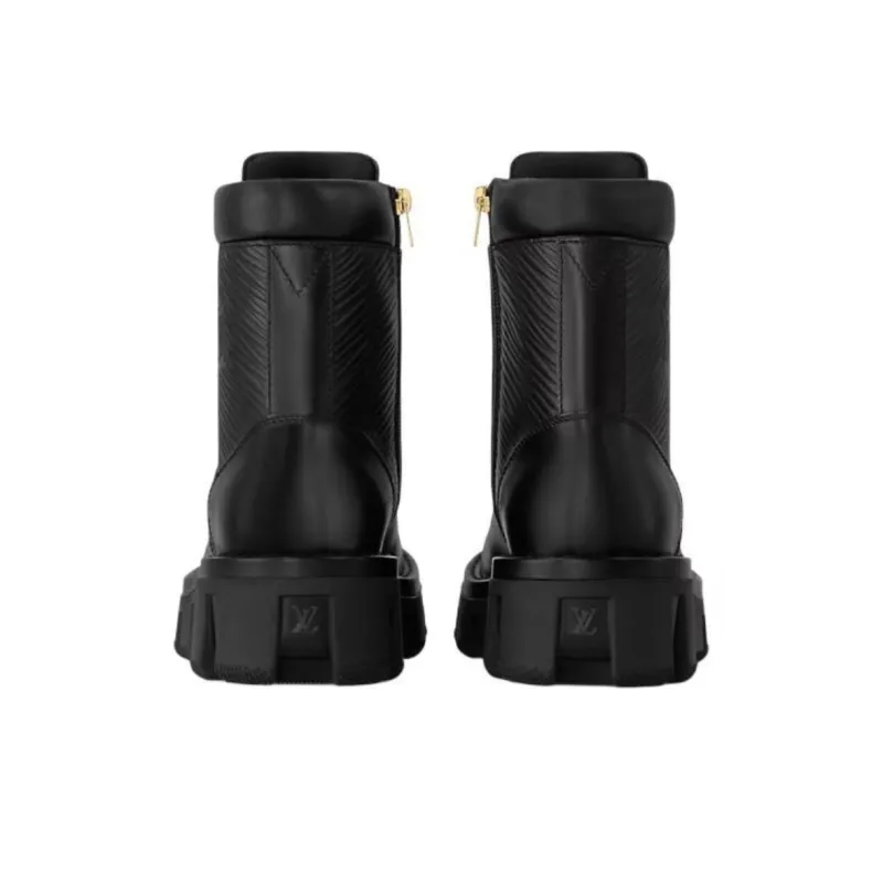 LOUIS VUITTON Ankle Boots Men's Black-3