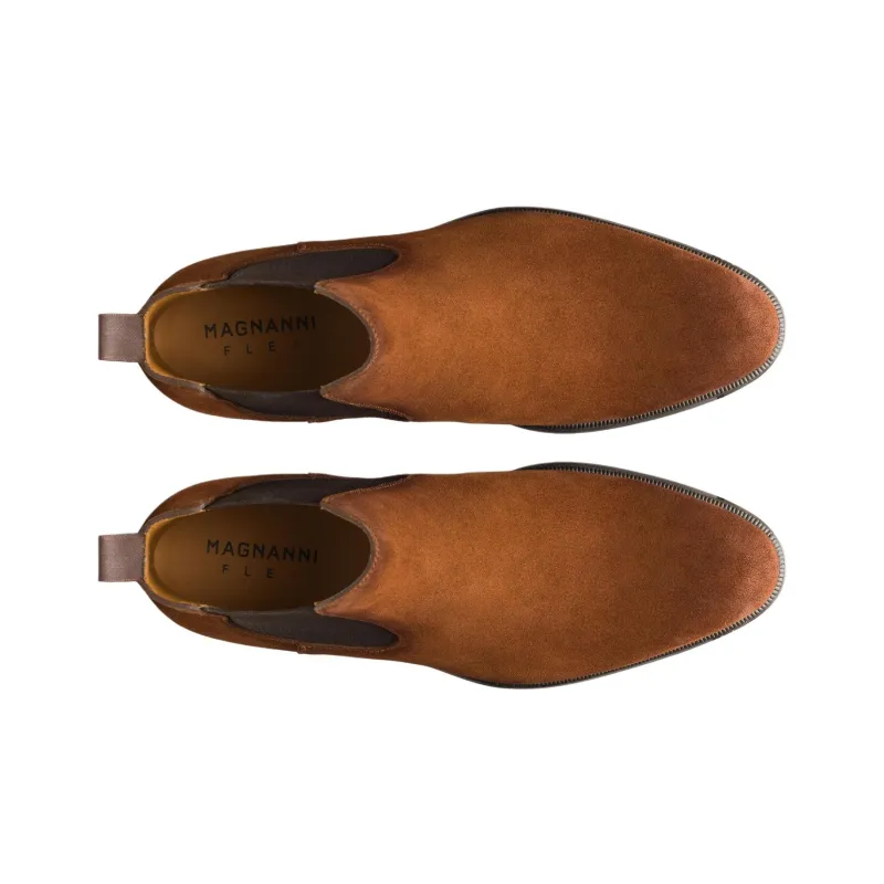 Magnanni Hanson Short Chelsea Boots Men's Yellow Brown-3