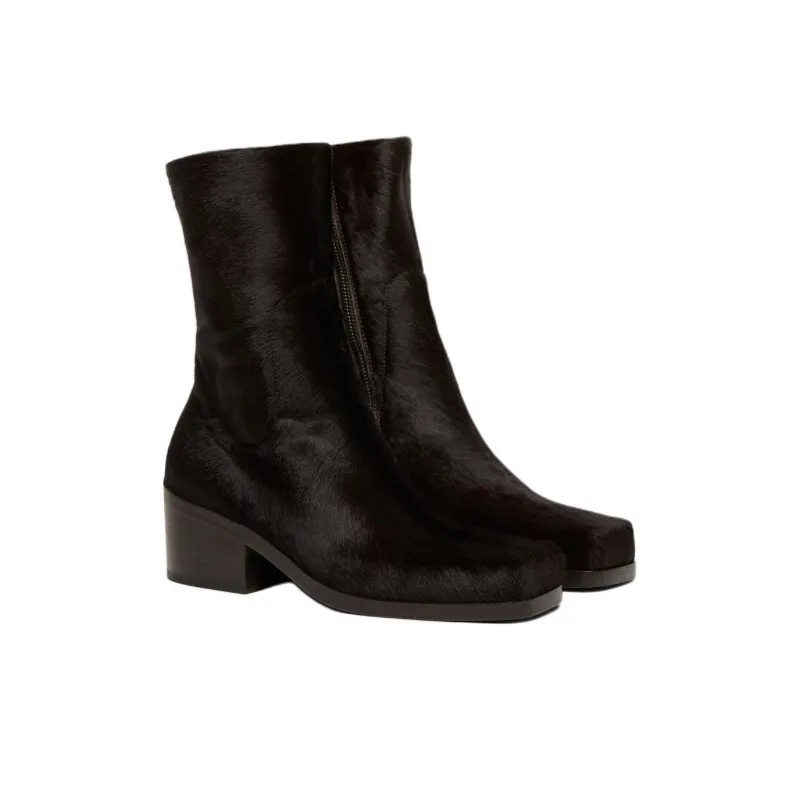 Marsèll Square Toe Zipped Ankle Boots Women's-2