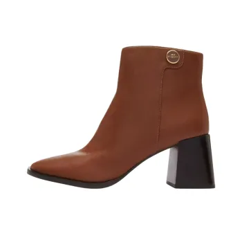 COACH Shana Bootie Ankle Boots 7cm Women's Brown