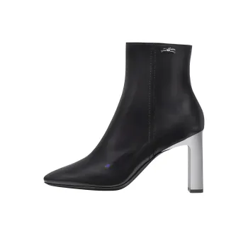 LONGCHAMP Ankle Boots 6cm Women's Black