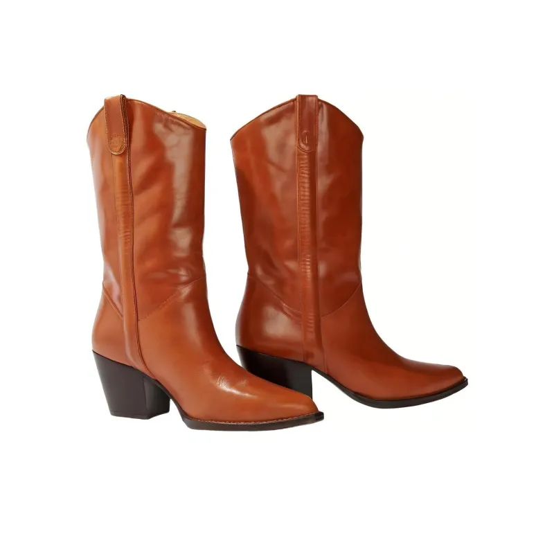 Maje Ankle Boots 7cm Women's Orange-2