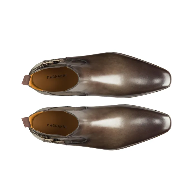Magnanni Caspe Short Chelsea Boots Men's Taupe-3
