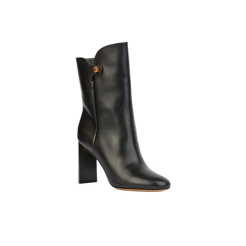 MAISON SKORPIOS Gabriella Cavallo Ankle Boots 9cm Women's Black-3