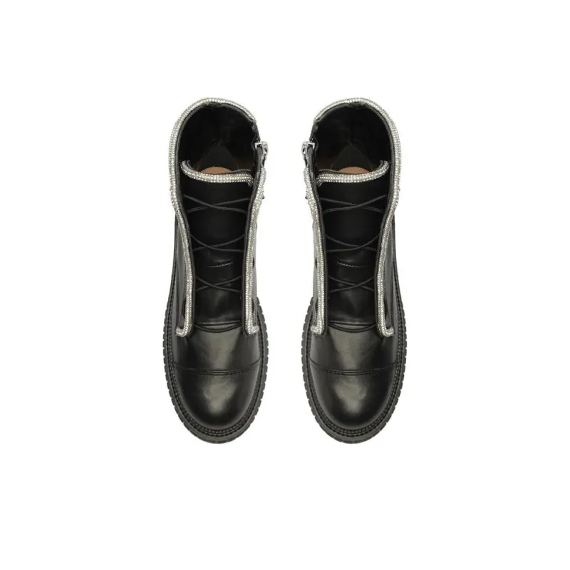 Schutz Amirah Ankle Boots 5cm Women's Black-4