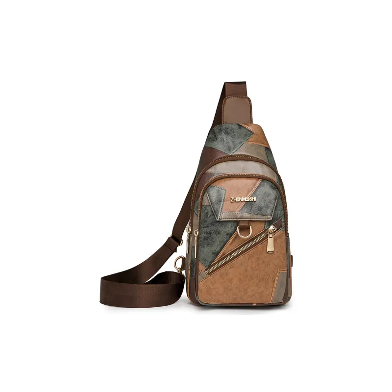Yalu PU Sling Bag Women's Multicolor-0