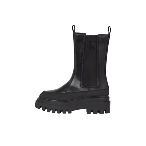 CKJ CALVIN KLEIN JEANS Short Chelsea Boots Women's Black