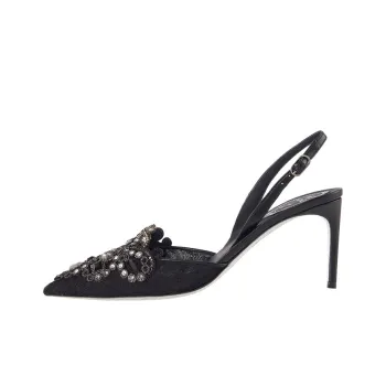 RENE CAOVILLA Veneziana Slim Heel High Heels Women's Black