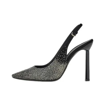 FERRAGAMO Slim Heel High Heels 10cm Women's Black