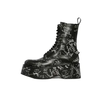 DSQUARED2 Graphic-print Lace-up Boots