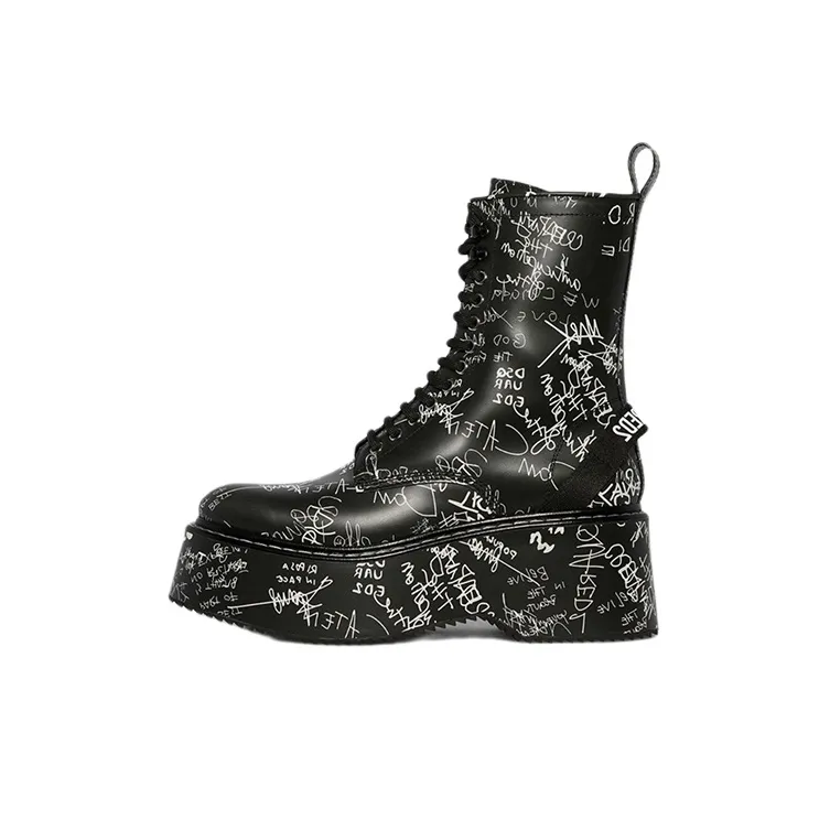 DSQUARED2 Graphic-print Lace-up Boots-0