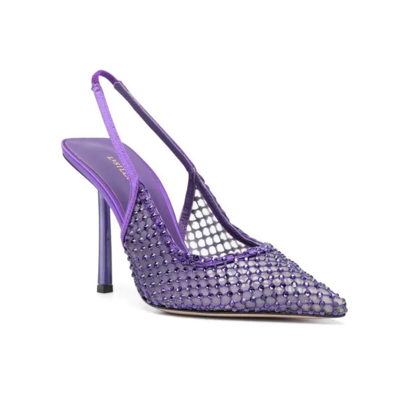 Le Silla Gilda 100mm Slingback Pumps-2