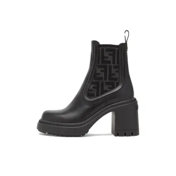 FENDI Domino Heeled Ankle Boots Women's