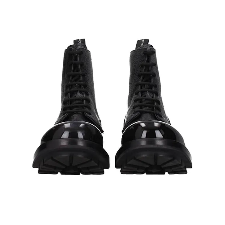 Alexander McQueen Ankle Boots Men's Black-3