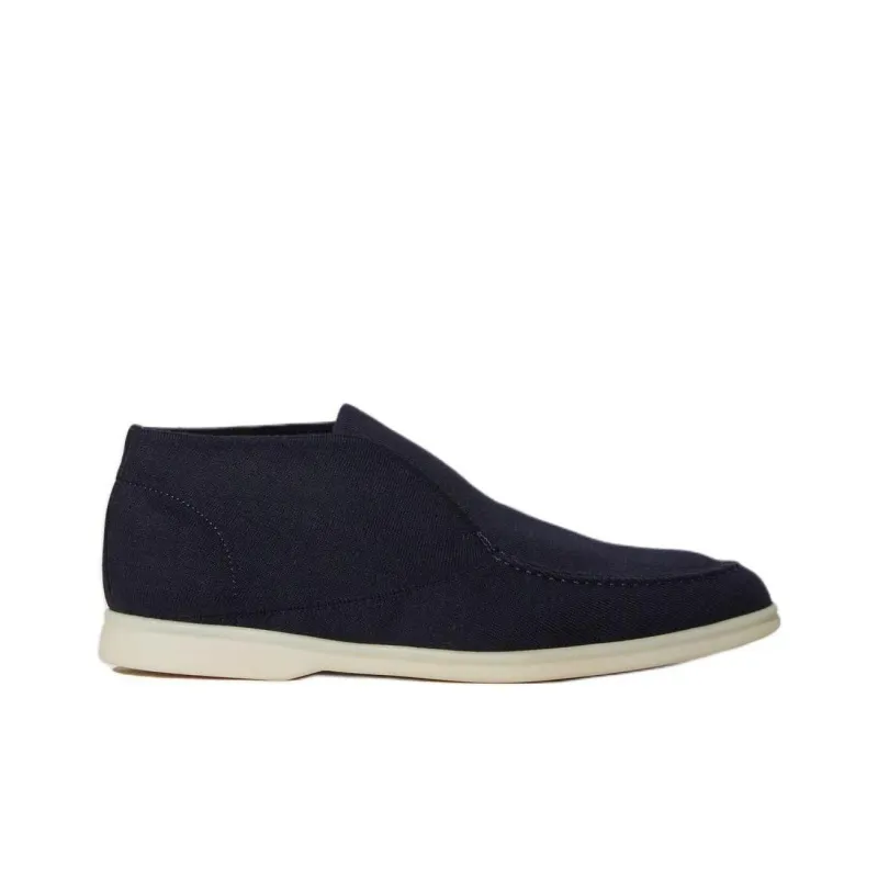Loro Piana Ankle Boots Men's Black-1