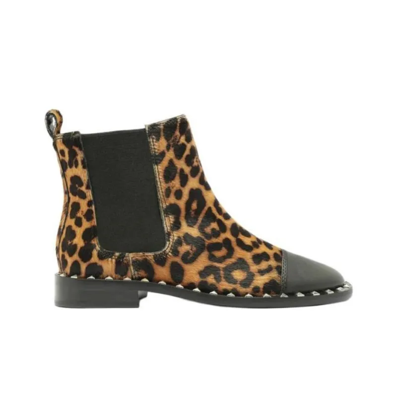 Schutz Bennie Short Chelsea Boots Women's Brown-1