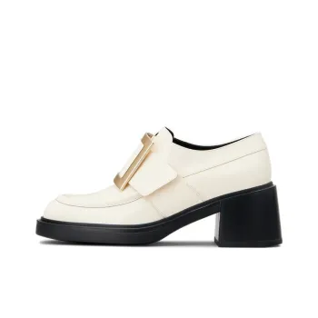 Roger Vivier Viv' Rangers Chunky Heel High Heels Women's Black
