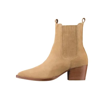 A.P.C Santiago Short Chelsea Boots 6cm Women's Khaki