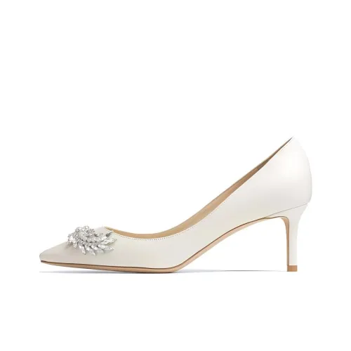 Jimmy Choo Romi 60 Slim Heel High Heels 6cm Women's White