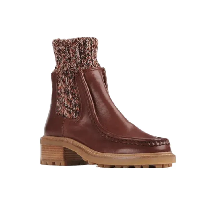 Chloe Jamie Chelsea Ankle Boots Women's Tan-3