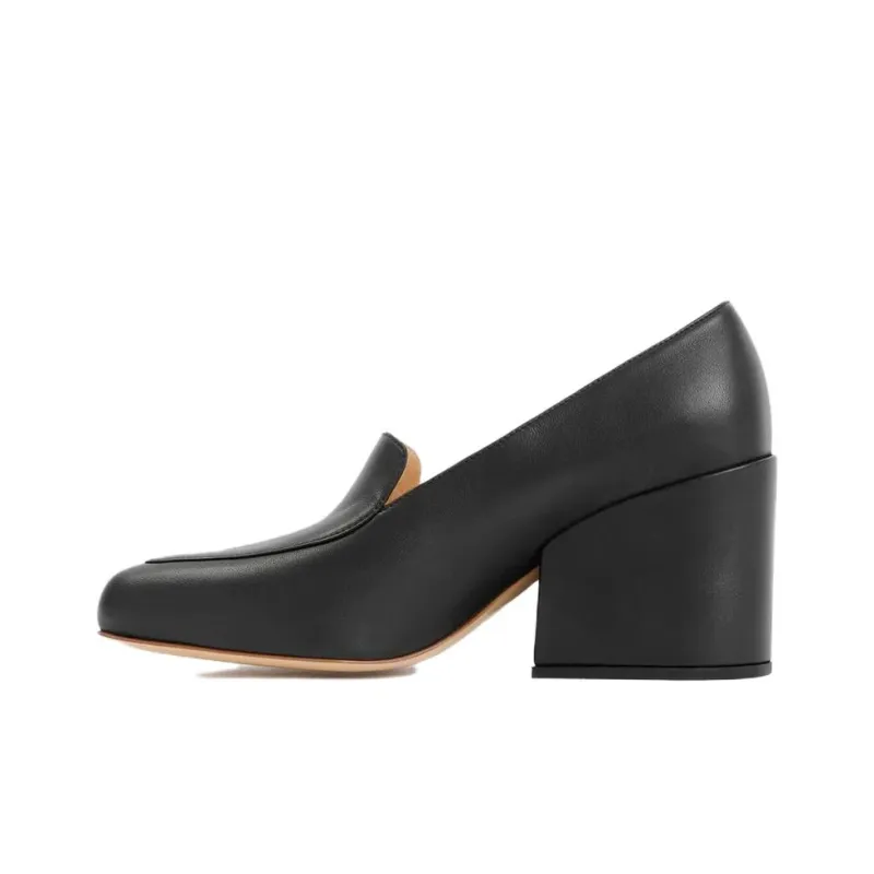 GABRIELA HEARST Chunky Heel High Heels 8.5cm Women's Black-0