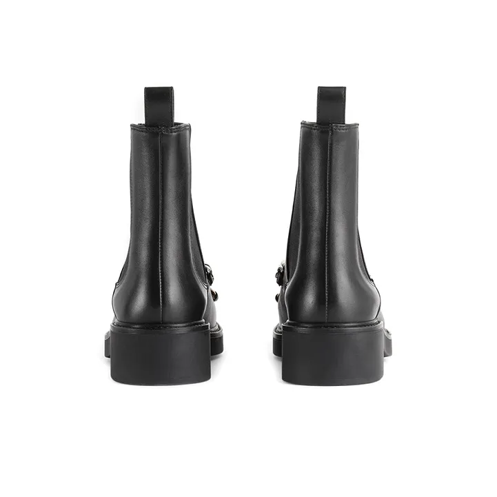GUCCI Horsebit-detail Ankle Boots-4