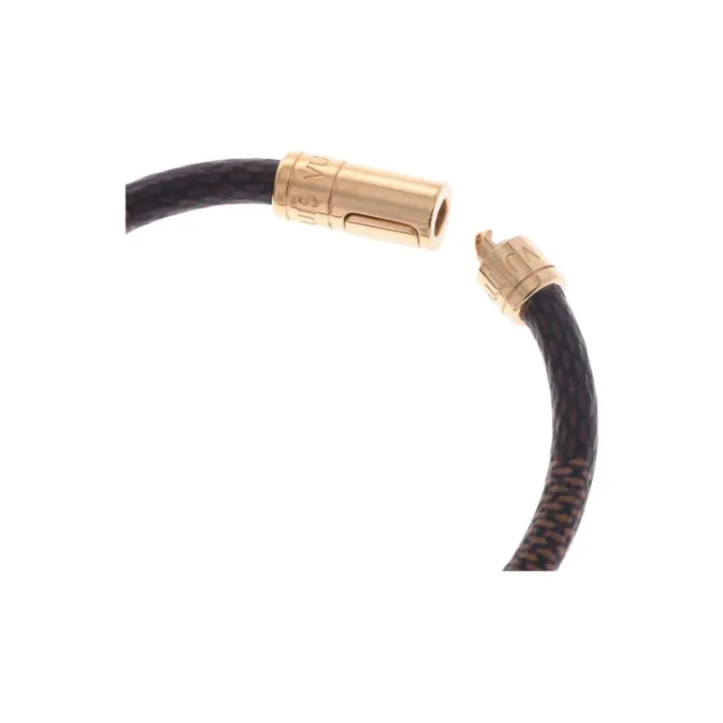 LOUIS VUITTON Metal Bracelets Unisex Brown-4