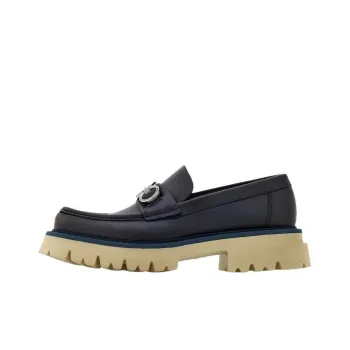 FERRAGAMO Salvatore Loafers Men's Blue