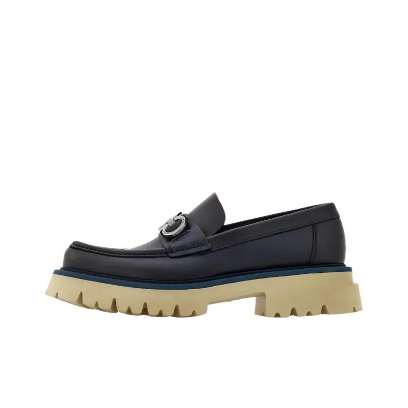 FERRAGAMO Salvatore Loafers Men's Blue-0