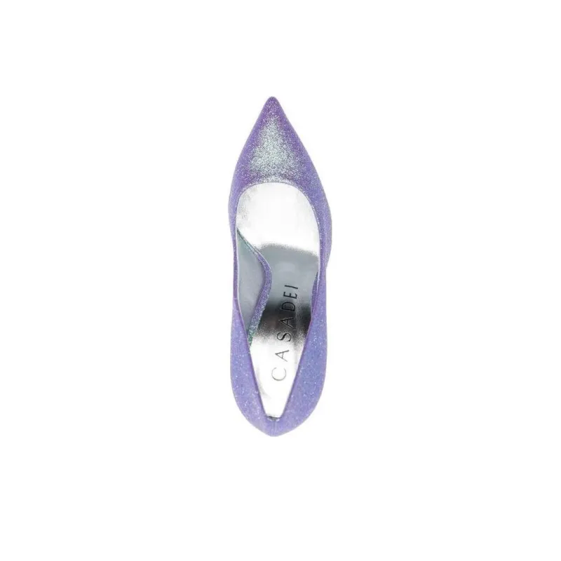 Casadei Blade Glitter Pointed Toe Pumps-4