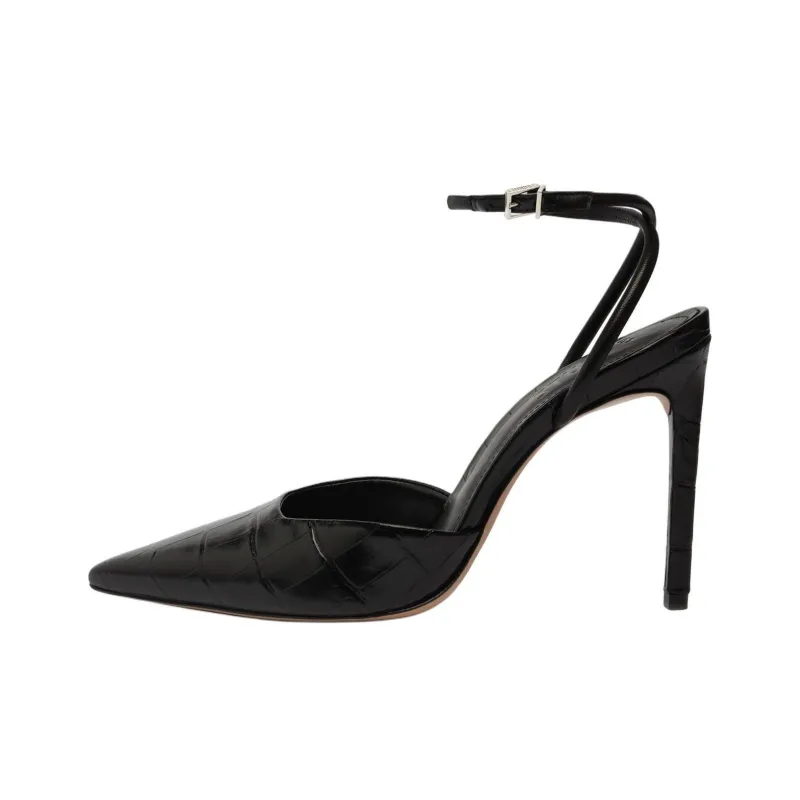 Schutz Deby Slim Heel High Heels 10cm Women's Black-0