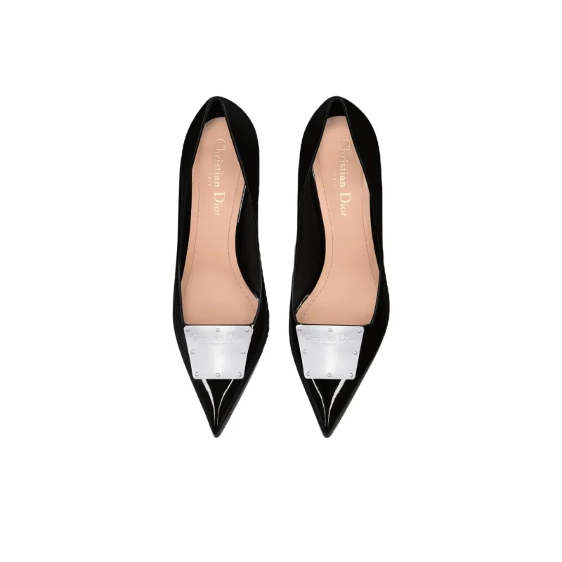 DIOR La Parisienne Dior Slim Heel High Heels Women's Black-4