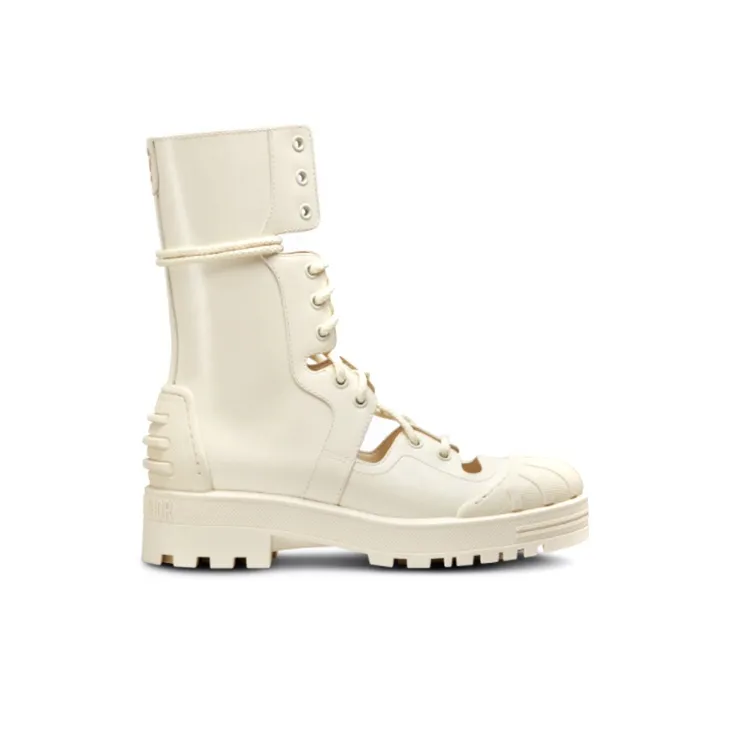 DIOR DiorIron Ankle Boots Women's White-1