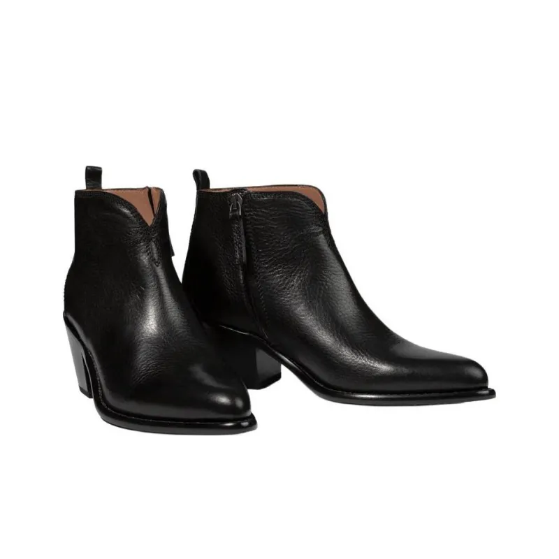 SARTORE Ankle Boots 6cm Women's Black-3