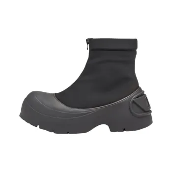 DIESEL OVAL D Series Ankle Boots Men's Black