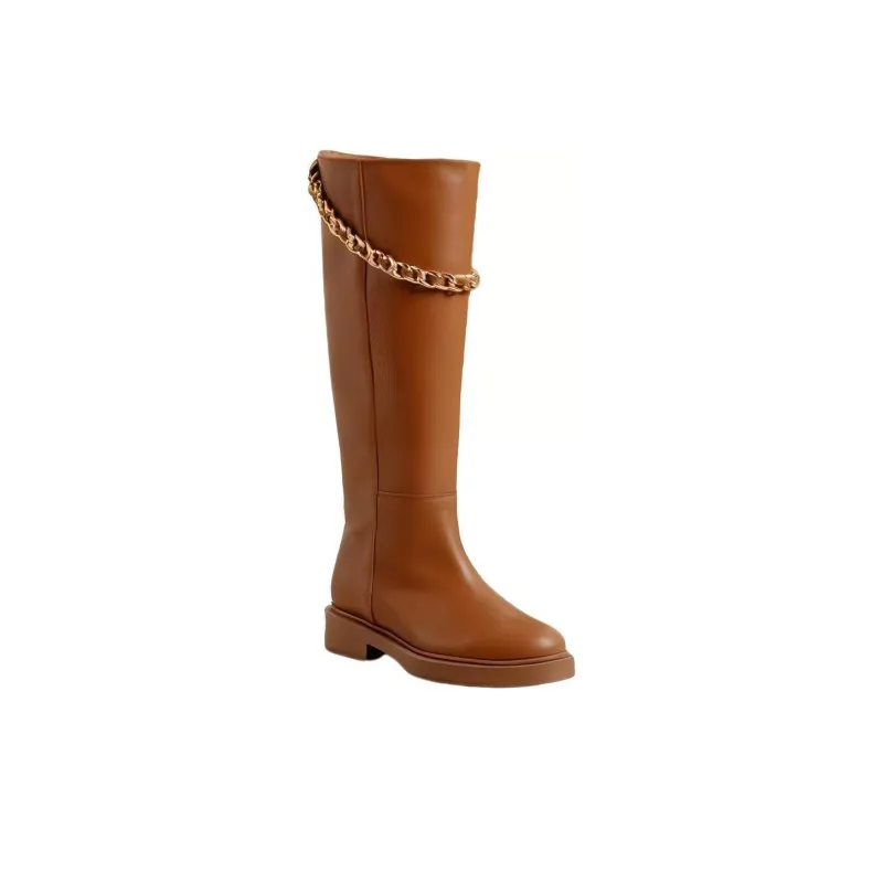 ALOHAS Knee-high Boots Women's Umber-1
