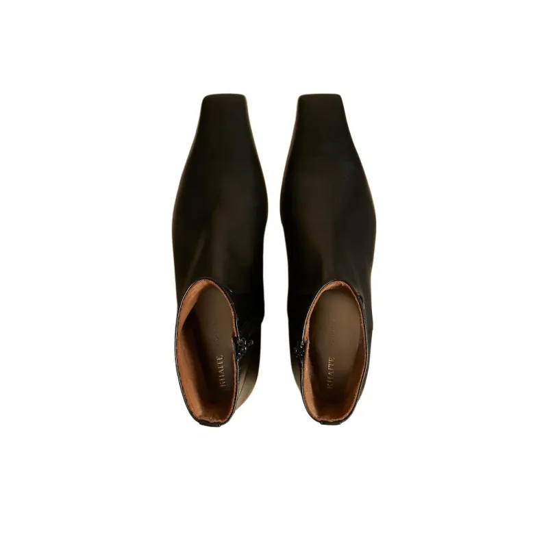 KHAITE The Marfa Leather Ankle Boots Women's-3