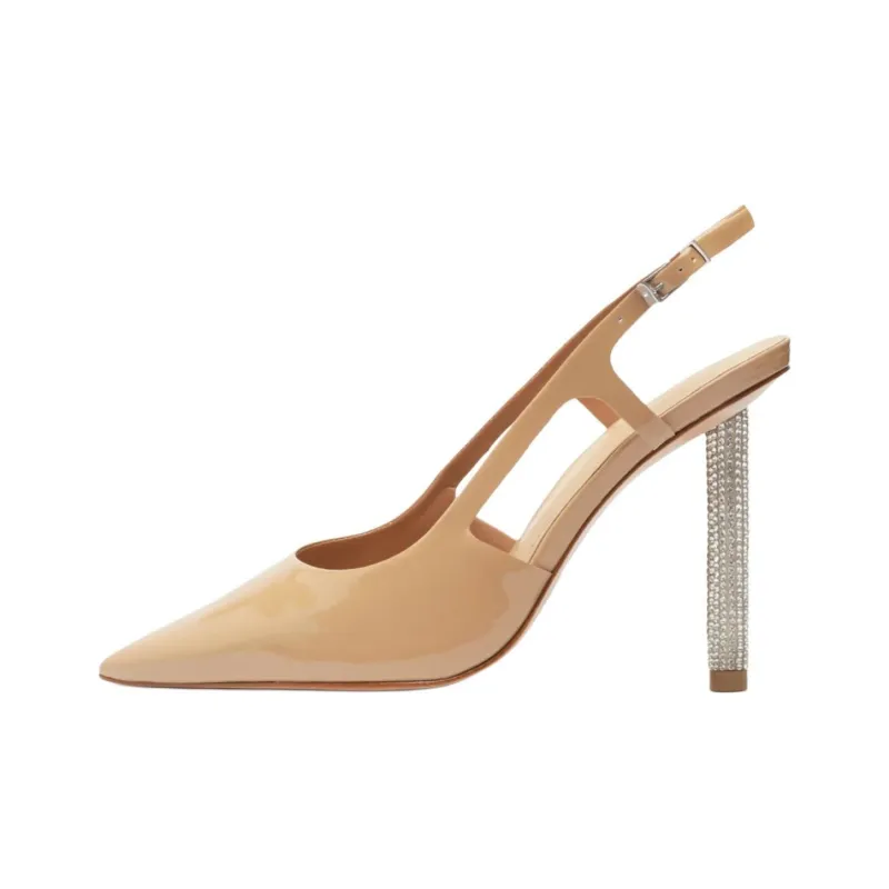 Schutz Boris Glam High Heels 10cm Women's Nude-0