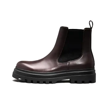 CKJ CALVIN KLEIN JEANS Short Chelsea Boots 5cm Men's Dark Brown