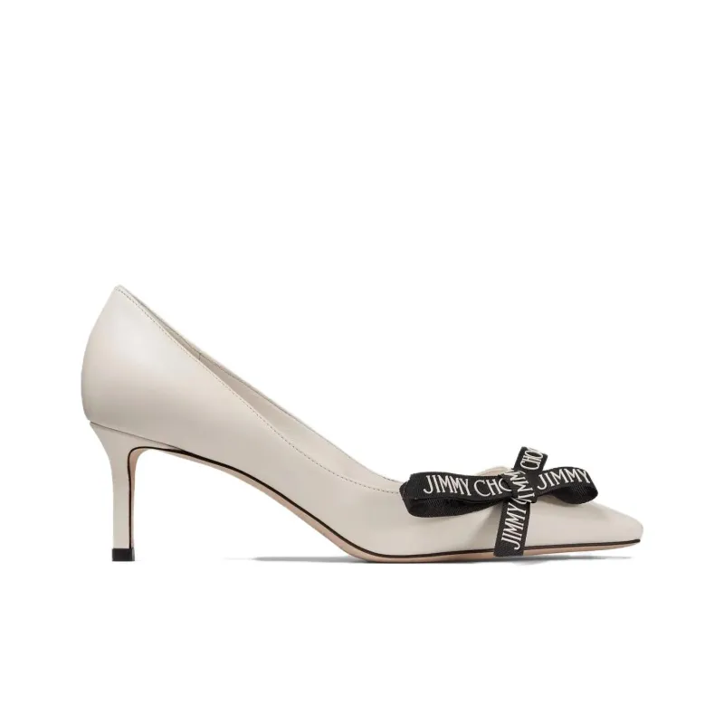 Jimmy Choo Slim Heel High Heels 6cm Women's White-1